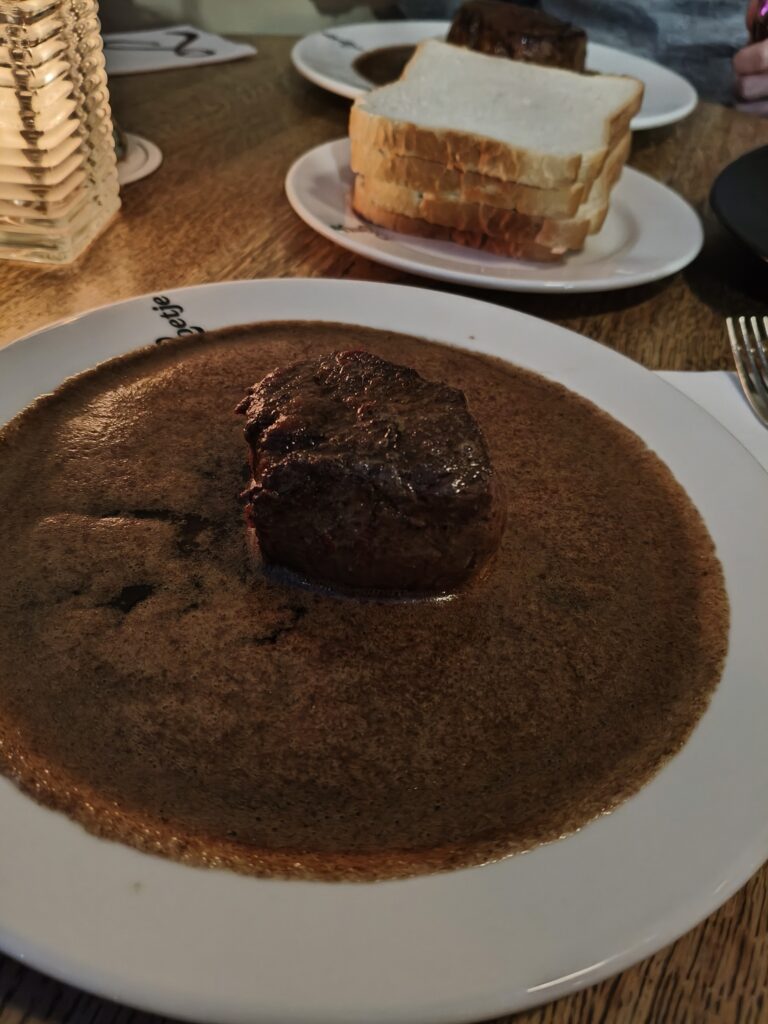 Glutenvrije biefstuk bij Loetje in Leeuwarden